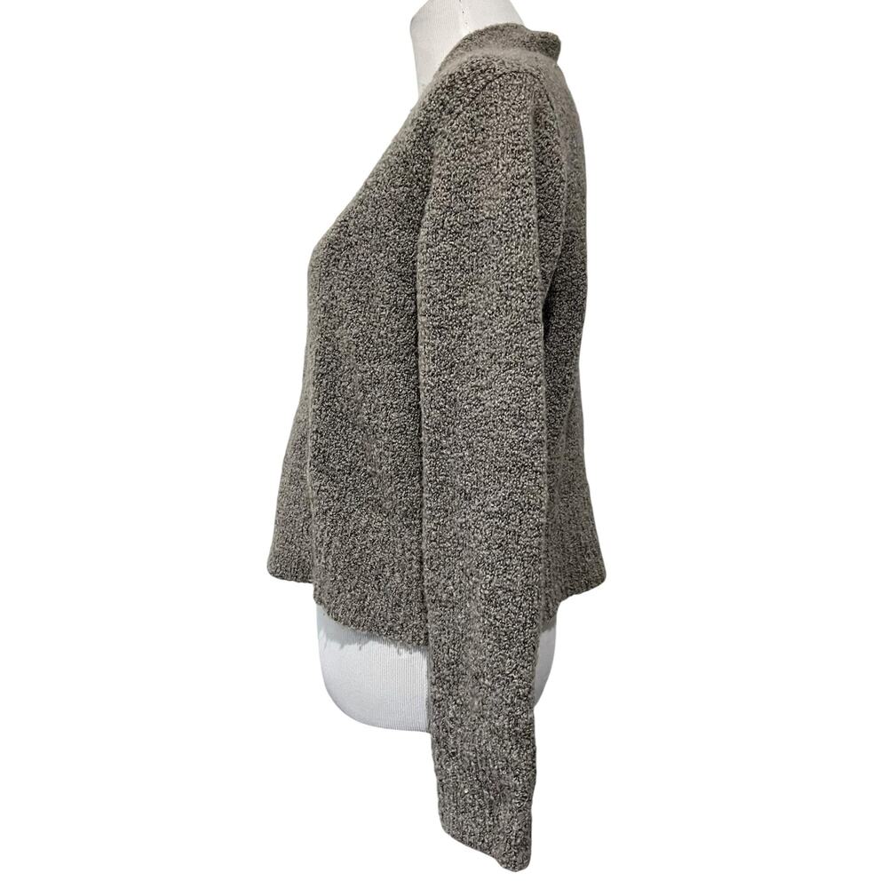 Vintage Eileen Fisher Tan Taupe Cardigan Sweater Sz L Merino Wool Cashmere Blend - Picture 5 of 8